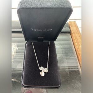 Tiffany paper flower necklace